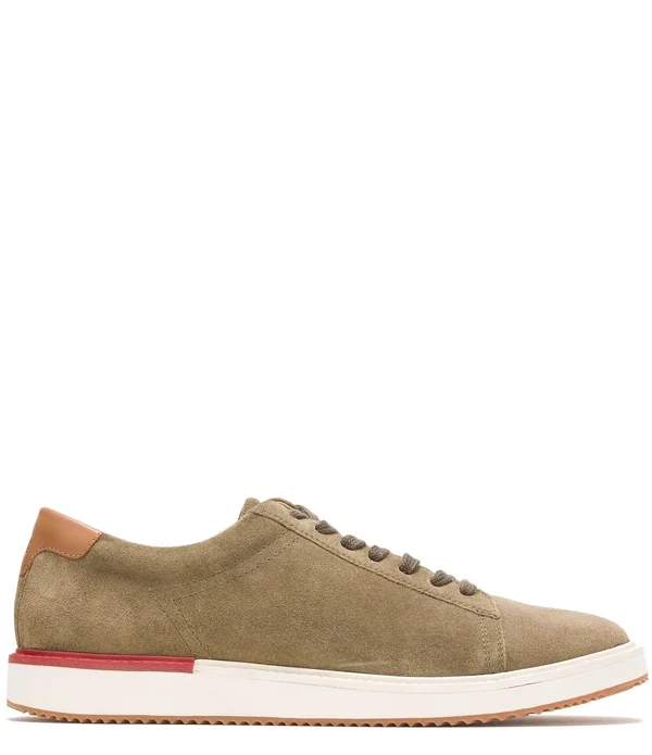 Hush Puppies Men's Heath Sneaker Dark Grey Suede 13
