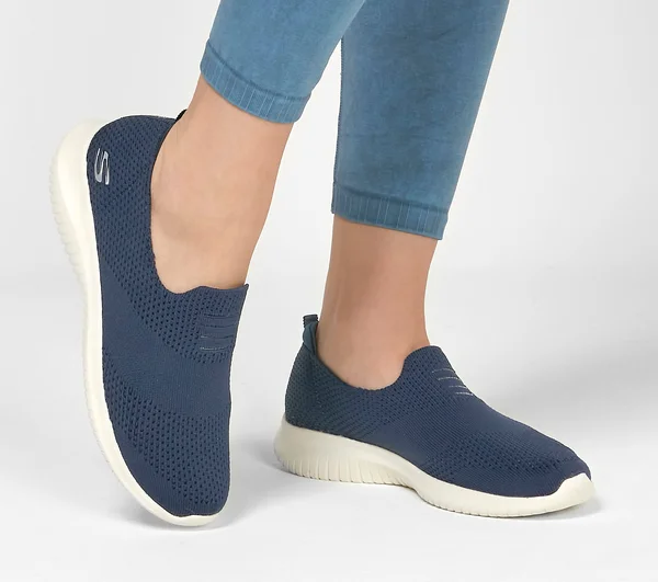 Skechers Women's Ultra Flex Harmonious Slip-On Shoe - Dark Navy