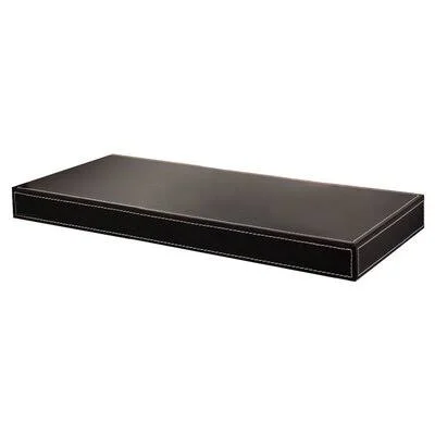 Beech Floating Shelf Red Barrel Studio Finish: Black, Size: 1.75x22 H x 24x22 W x 10x22 D