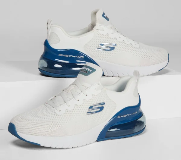 Skechers Men's Skech-Air Stratus Maglev Sneaker - White/Blue