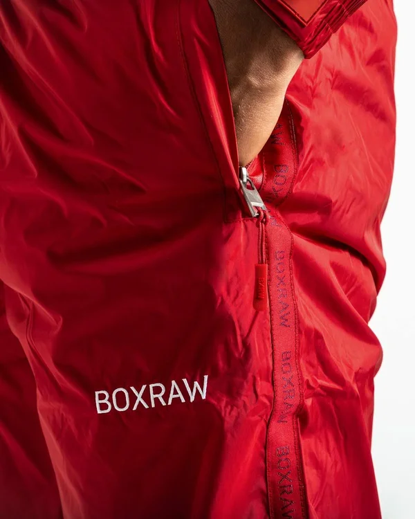 BOXRAW Men Hagler Sauna Suit - Red, BOXRAW S