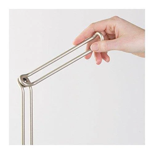 iDesign Classico Freestanding Toilet Tissue Holder with Pivoting Arm - Pack of 2, Matte Satin