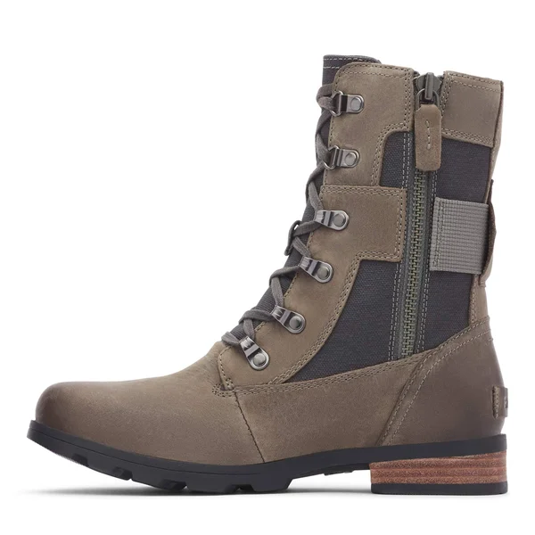 Sorel Women's Emelie Conquest Boot - 7 - Quarry