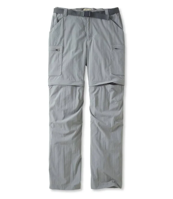 Women's Tropicwear Zip-Leg Pants Gray Large, L.L.Bean