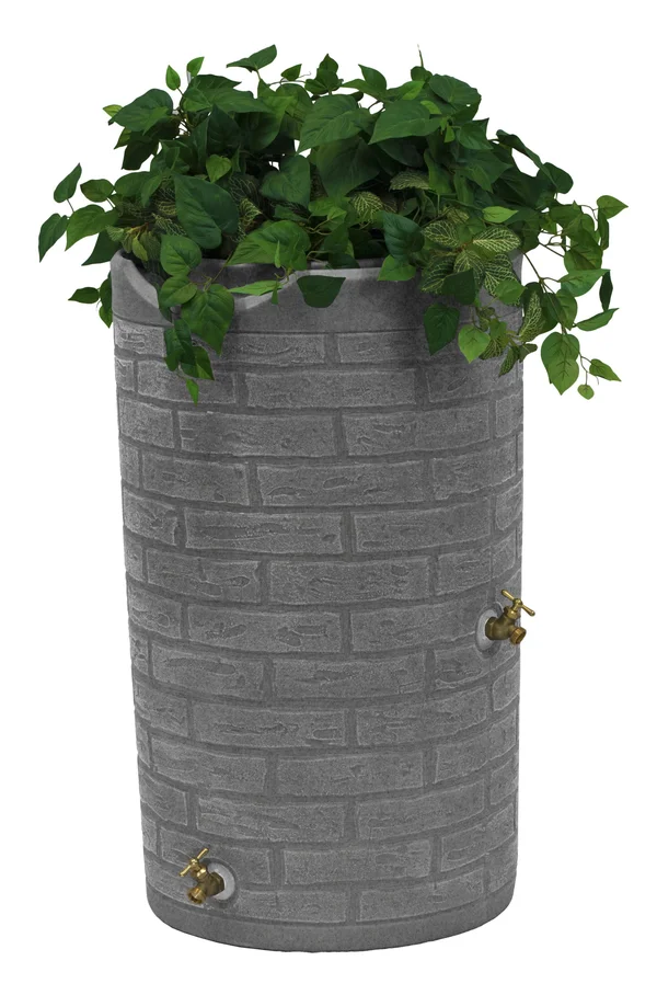 Good Ideas IMP-D50-LIG 50 Gal Impressions Downton Rain Saver Light Granite