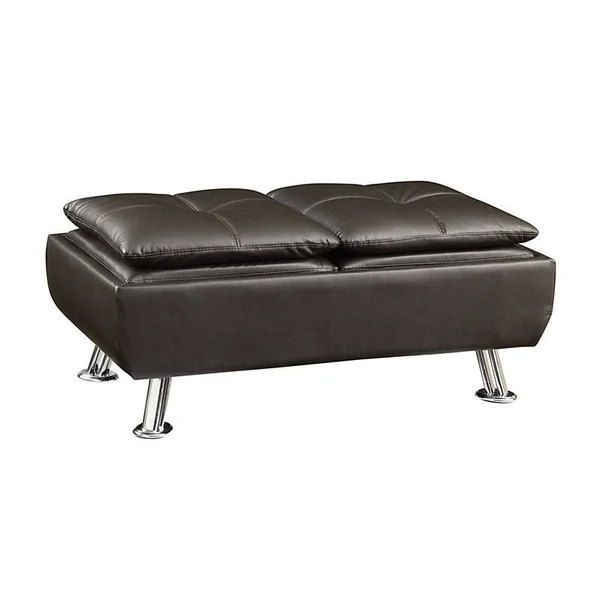 Wildon Home Cocktail Ottoman, Brown