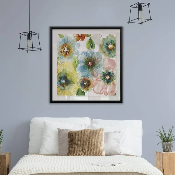 Blooming of Spring II -Framed Giclee Print - 30x30