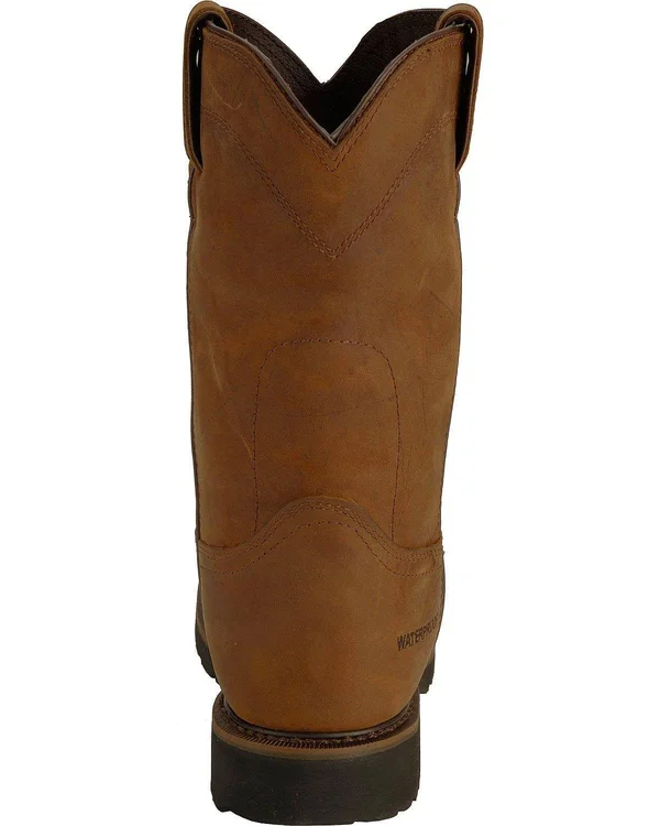 Justin Wyoming Waterproof Work Boots - Steel Toe