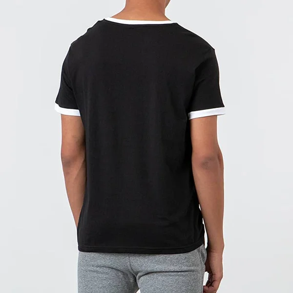 Tommy Hilfiger Logo Flag T Shirt Black