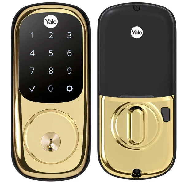 Yale Assure Lock Touchscreen Deadbolt in Polished Brass