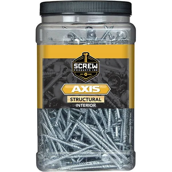 Screw Products Axis #8 Interior STRUCTURAL Wood Screw - 5 lbs - 2x22