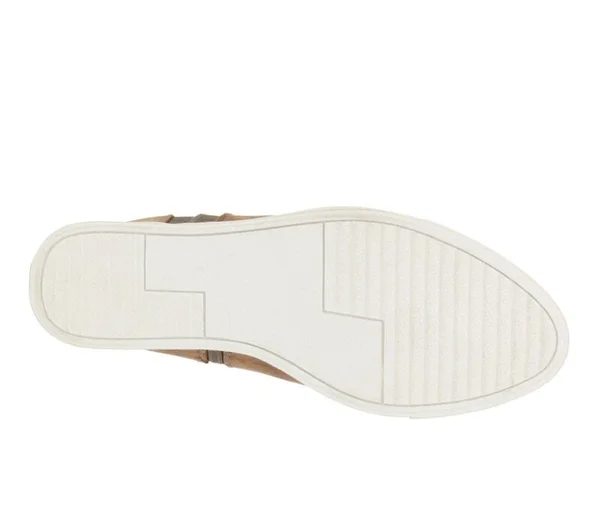 Sugar Women's Glossy Wedge Sneakers - Taupe - 7.5M