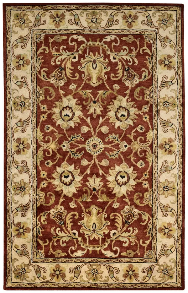 Capel Guilded 9205 Red 7& x 9& Area Rug