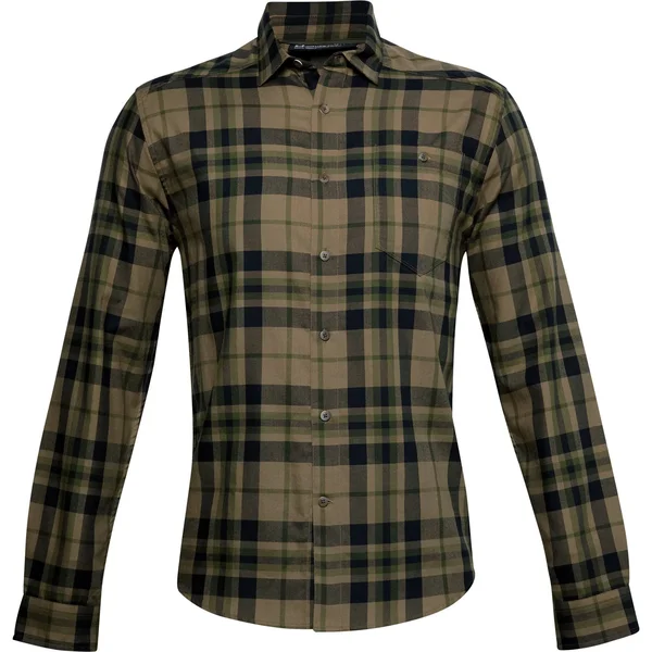 Under Armour Mens Tradesman Flannel 2.0, Men's, Size: 3XL, Green