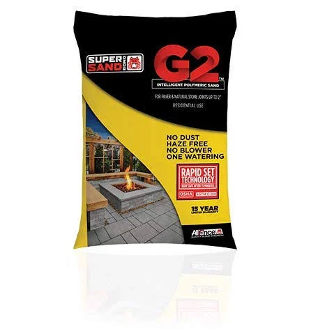 Alliance Gator G2 Intelligent Polymeric Super Sand for Joints Up to 2 Inches, 50 lb Bag Slate Gray