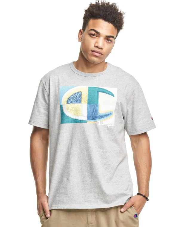 Champion Men's Heritage Tee, Big C Logo