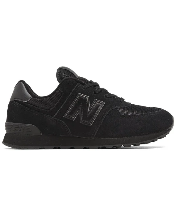 New Balance 574 Classic Shoes Black/Black Size 12