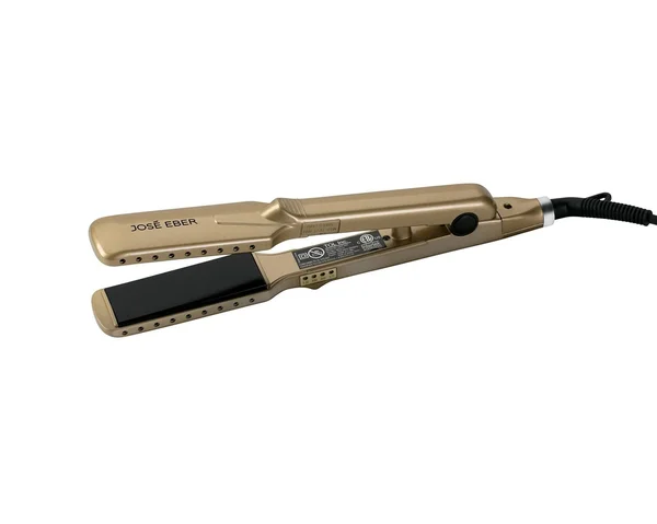 Jose Eber Gift Set - Gold, 25mm Curling Iron, 1.25x22 Ceramic Straightener, Travel Case