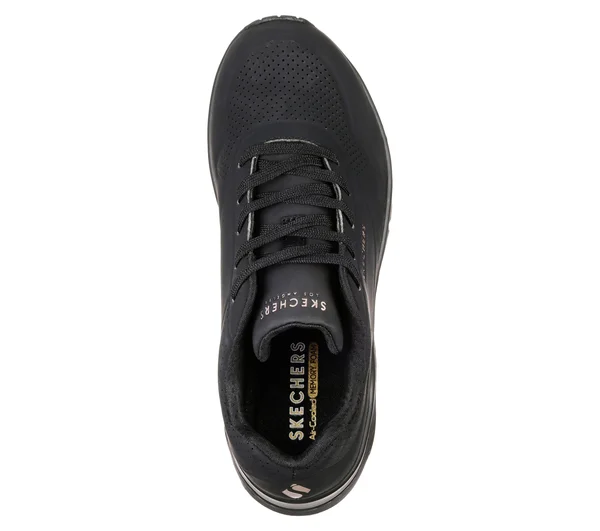 Skechers Women's Uno Stand on Air Sneaker Black 9
