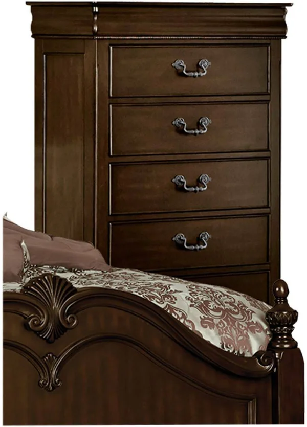 Homelegance Mont Belvieu Cherry Lift-Top Lingerie Chest 1869-12