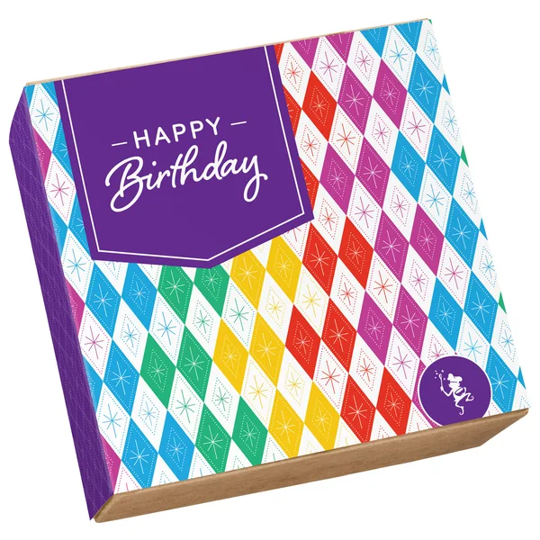 Birthday Cookie & Sprite Combo Gourmet Chocolate Gift Box by Fairytale Brownies