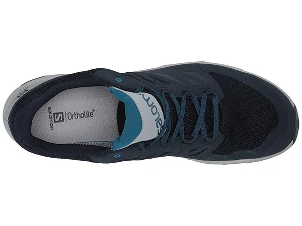 Salomon Men's Outline GTX Shoe - 11 - Navy Blazer/Quarry/Lyons Blue