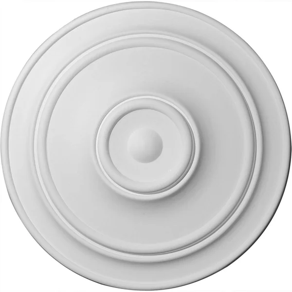 40 1/4x22OD x 3 1/8x22P Small Classic Ceiling Medallion (Fits Canopies Up to 10x22) - Hand-Painted Polished Copper