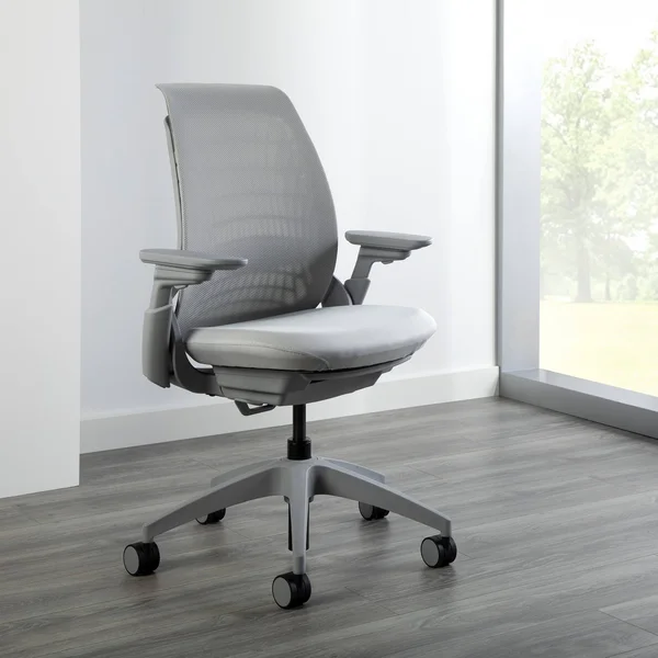 Allsteel Mimeo Task Chair, Light Gray Loft