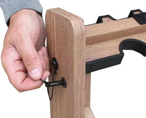 Rush Creek 10-Gun Folding Portable Storage Rack
