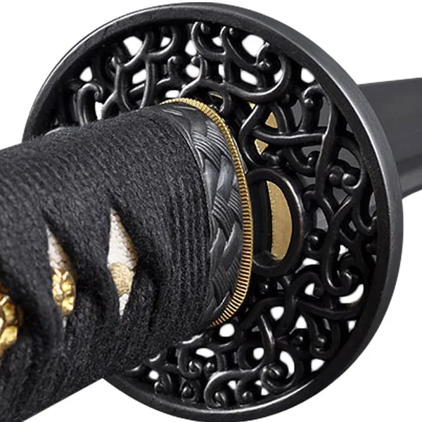 Handmade Sword - Japanese Wakizashi Sword, Practical, Hand Forged, 1045/1060/1080 Carbon Steel, Heat Tempered, Full Tang, Sharp