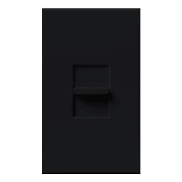 Lutron NTLV-600-277-BL Nova T Magnetic Low-Voltage Dimmer, Single-Pole, Black