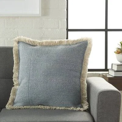 Square Pillow Cover & Insert Solo Rugs Color: Ocean