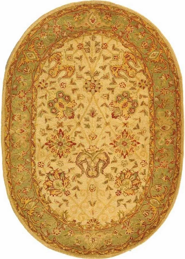Safavieh Antiquity AT21F Ivory Rug 7&6x22 x 9&6x22 Oval