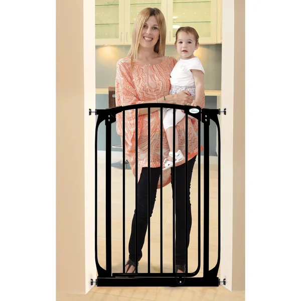 Dreambaby Chelsea Tall Auto Close Stay Open Security Gate Black - F190B
