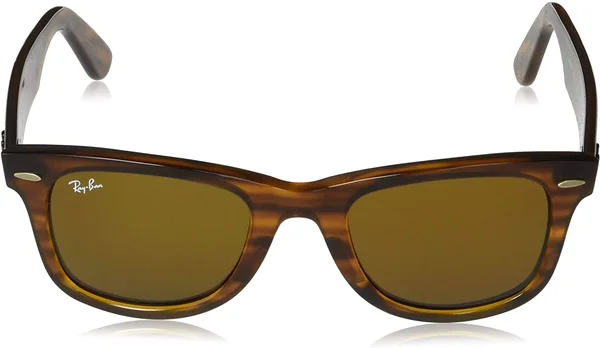 Ray Ban RB4340 Wayfarer Sunglasses - 820/33 Stripped Red Havana/Brown