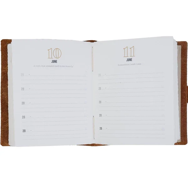 Rustico Handcrafted Leather Goods Five Year Journal (Black)