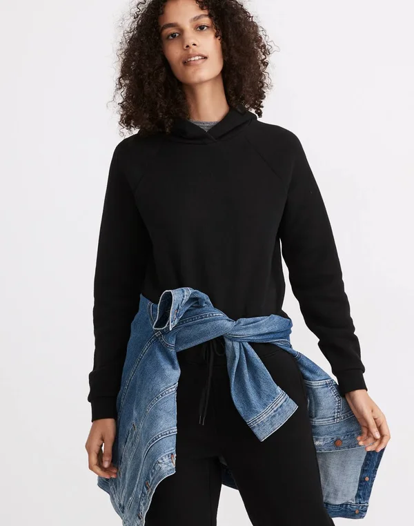 Madewell Women's MWL Betterterry Hoodie Sweatshirt in - Size L