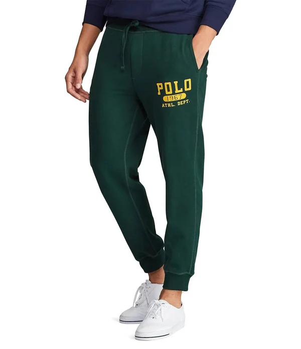 Polo Ralph Lauren Vintage Logo Fleece Jogger Pants - College Green M