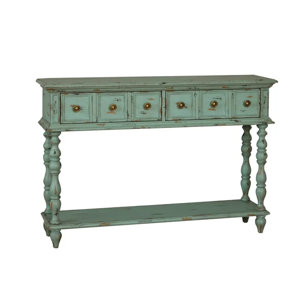 Pulaski Furniture Leg Console Table, Green