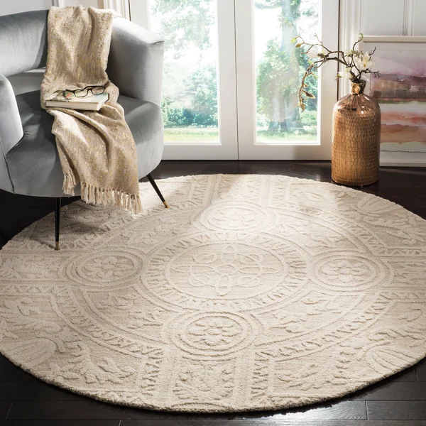 Safavieh 2&-3x22 x 8& Blossom BLM109F Light Grey Ivory Rug