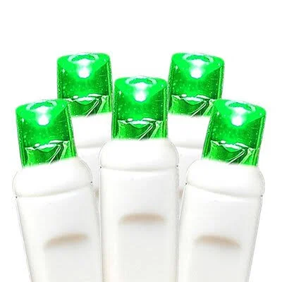 The Holiday Aisle Commercial Grade Christmas LED Net Light Set, 4' x 6', Green, White WIRE, 100 Light The Holiday Aisle Color: G