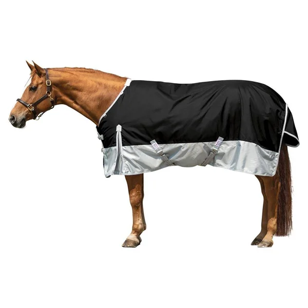 Dura-Tech Viking Medium Weight Turnout Blanket 74 Black/Gray