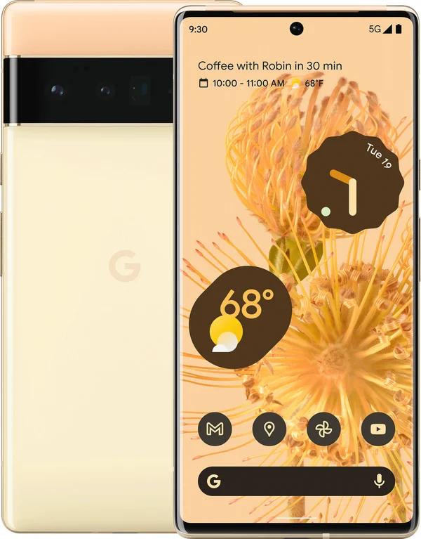 Google Pixel 6 Pro 128 GB in Sorta Sunny with installment