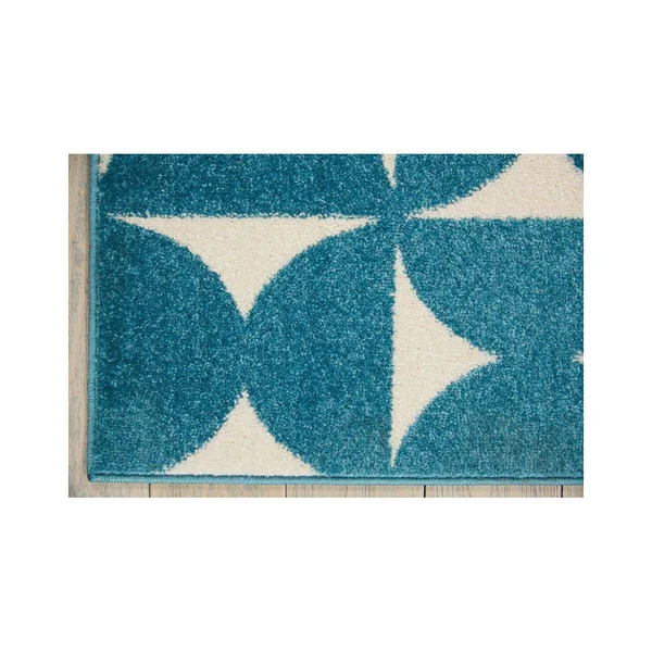 Nourison Harper DS301 Area Rug - Blue, 4& x 6&