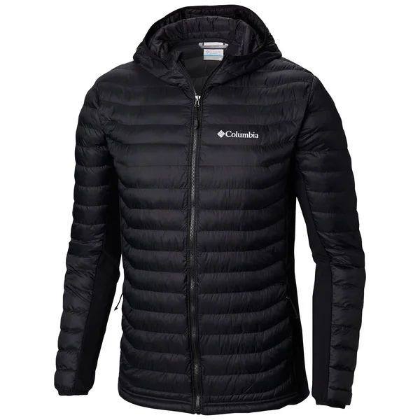Columbia Powder Pass Hooded Jacket - S - Black