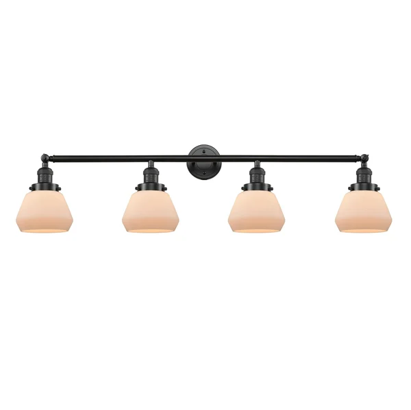 Innovations Lighting Fulton 4 Light Bath Vanity Light 215 SN S G172 (Brushed Satin Nickel)