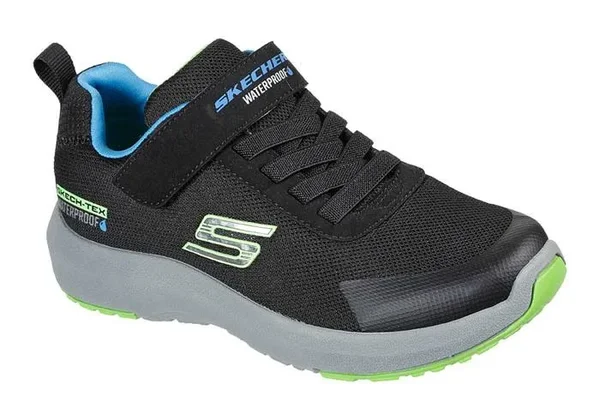 Boys& Skechers Dynamic Tread Trainer - Kids, Size: 4 M, Black