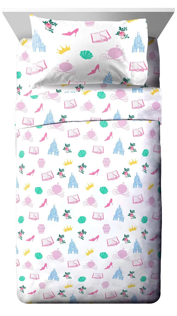 Disney Princess Sassy Sheet Set - Full, 39" x 75"