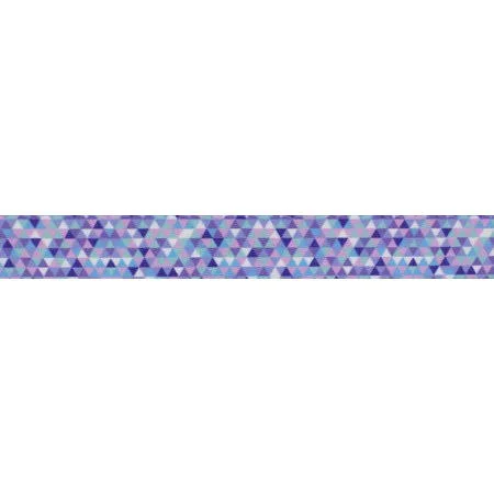 Country Brook Design 5/8 inch Mermaid Mosaic Polyester Webbing - 50 Yards, Purple
