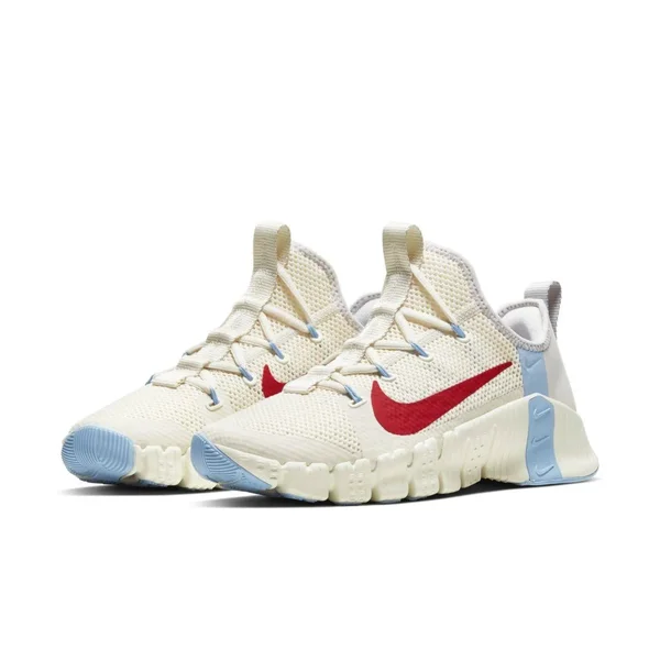 Nike Free Metcon 3 Women's Training Shoes in Pale Ivory/Vast Grey - Size: 8, CJ6314-146